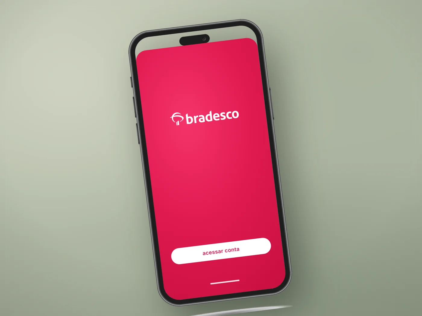 App do Bradesco no celular